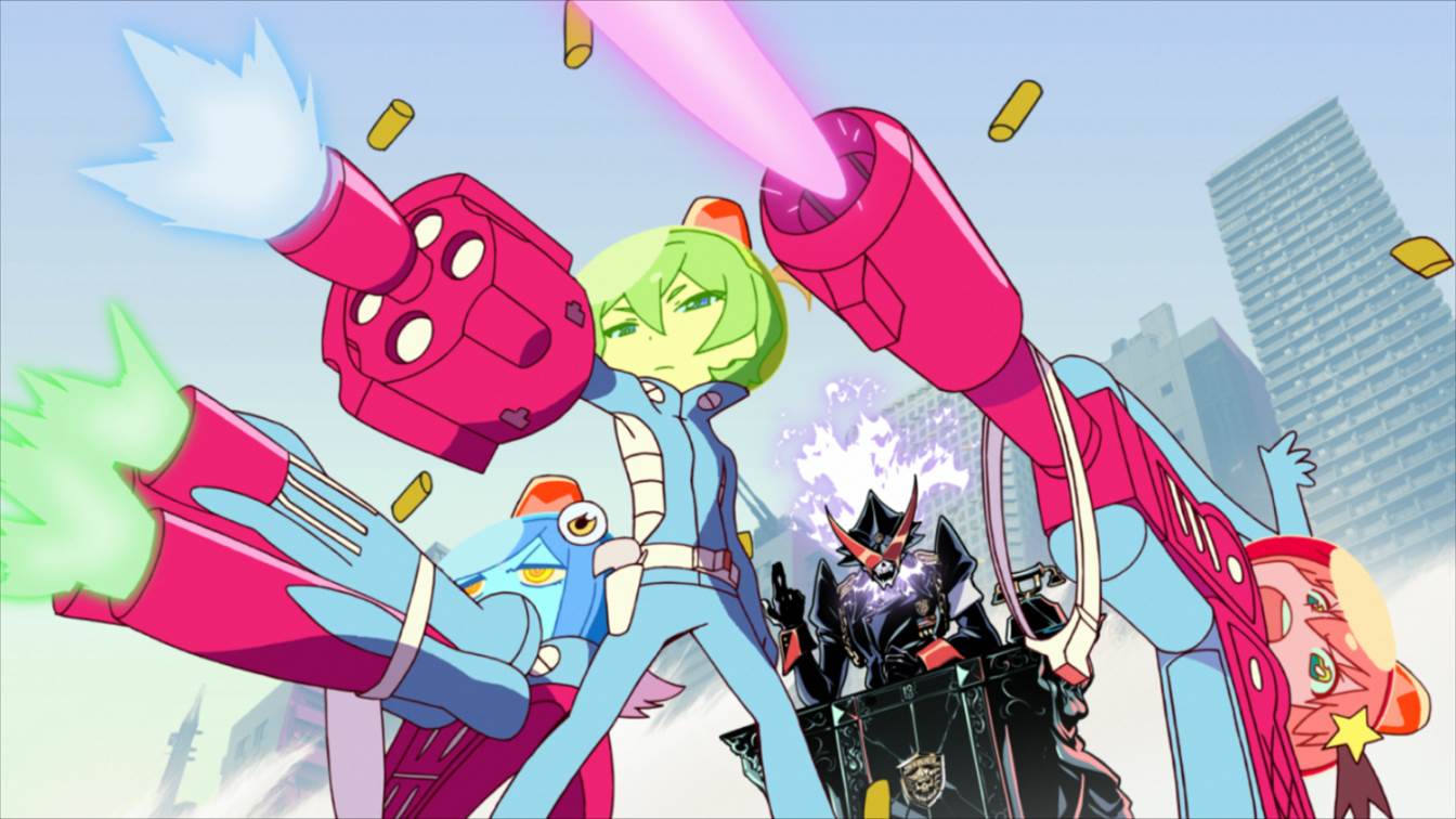 「宇宙パトロールルル子」第5話の場面写真。