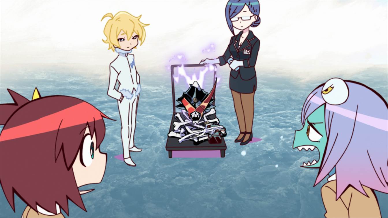 「宇宙パトロールルル子」第5話の場面写真。