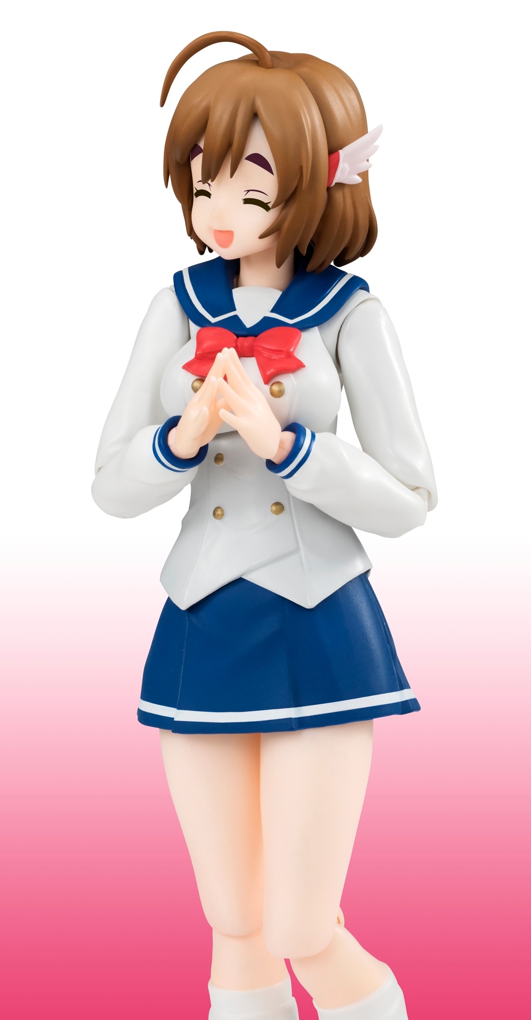 「佐倉羽音（制服）＆CB400 SUPER FOUR」