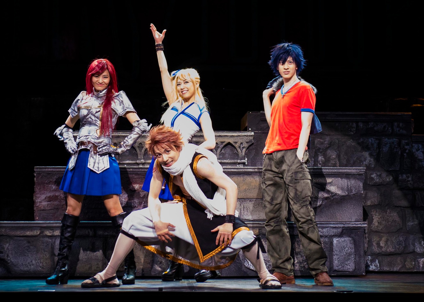 舞台「ライブ・ファンタジー『FAIRY TAIL』」公開ゲネプロの様子。