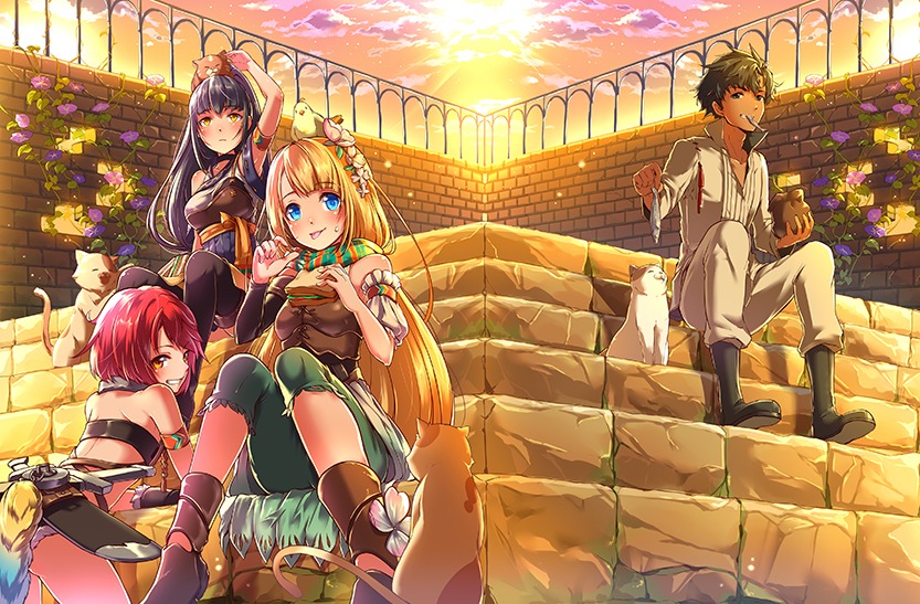 又市マタローが手がけた「ゲート・オブ・アミティリシア・オンライン」のイラスト。(c)suigyokuitachi/MAG Garden