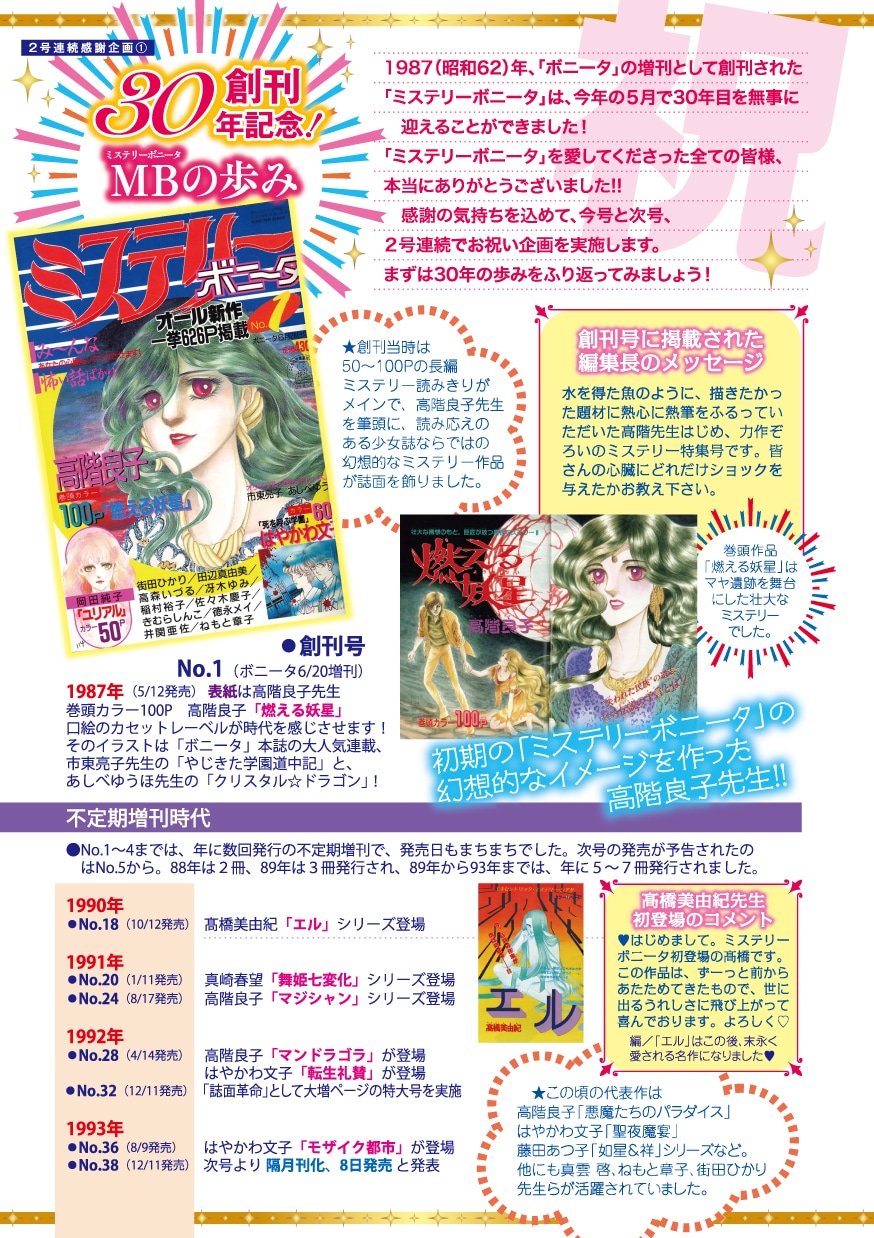 「ミステリーボニータの歩み」