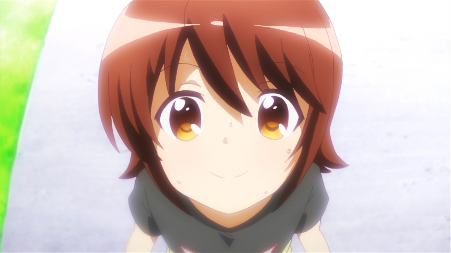 テレビアニメ「三者三葉」第5話の場面写真。