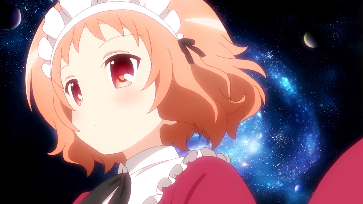 テレビアニメ「三者三葉」第5話の場面写真。