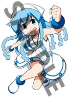 「侵略！イカ娘」22巻のとらのあな特典クリアファイルの絵柄。