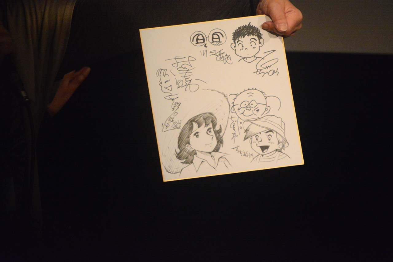 サイン色紙。