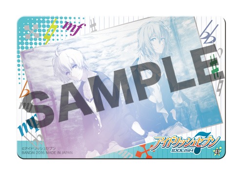 「アイドリッシュセブン メタルカードコレクション」の1枚（裏面）。