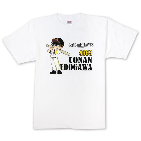 「『名探偵コナン』×福岡ソフトバンクホークス Tシャツ」