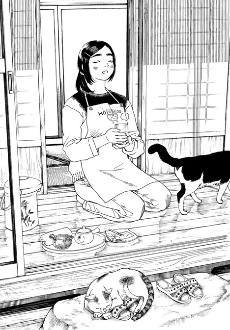 「猫のお寺の知恩さん」カット