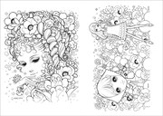 ぬり絵のサンプル。