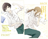 「田中くんはいつもけだるげ」の特製下敷き。(c)Nozomi Uda/SQUARE ENIX