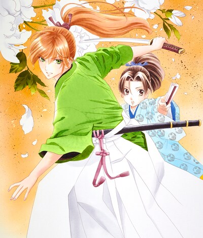 「蘭と葵」のカラーカット。