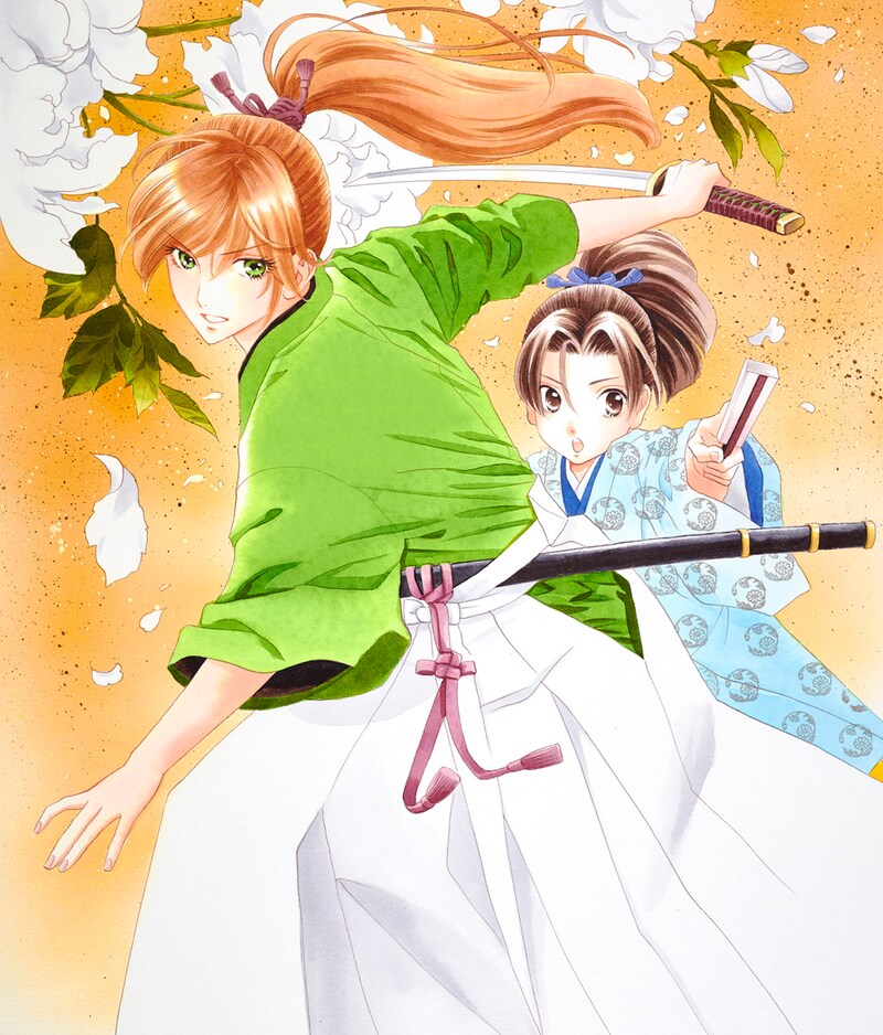 「蘭と葵」のカラーカット。