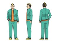 燃堂力の設定画。