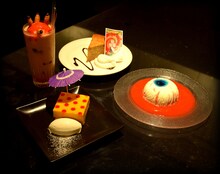 「少女椿カフェ」にて用意されるメニュー。(c)丸尾末広