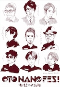 江口寿史による「オトナの!フェス OTO-NANO FES! 2016」出演者のイラスト。
