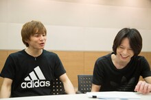 （左から）宮崎秋人、北村諒。
