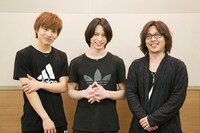 （左から）宮崎秋人、北村諒、西田大輔。