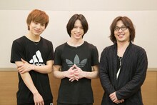 （左から）宮崎秋人、北村諒、西田大輔。