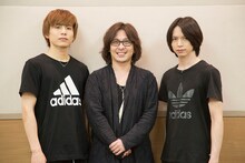（左から）宮崎秋人、西田大輔、北村諒。