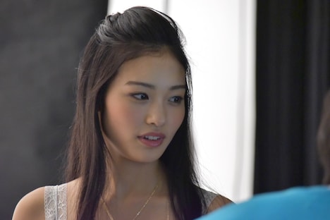 セーラーマーズ／火野レイ役の小林かれん。