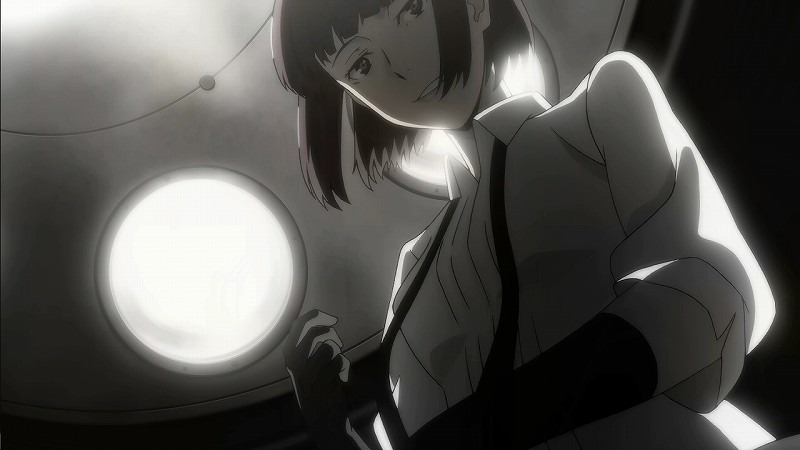 アニメ「文豪ストレイドッグス」第4話の場面カット。