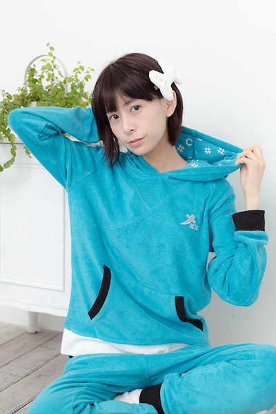 1年生モデルの着用例。