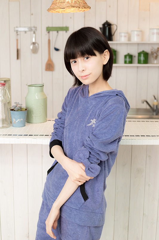 5年生モデルの着用例。