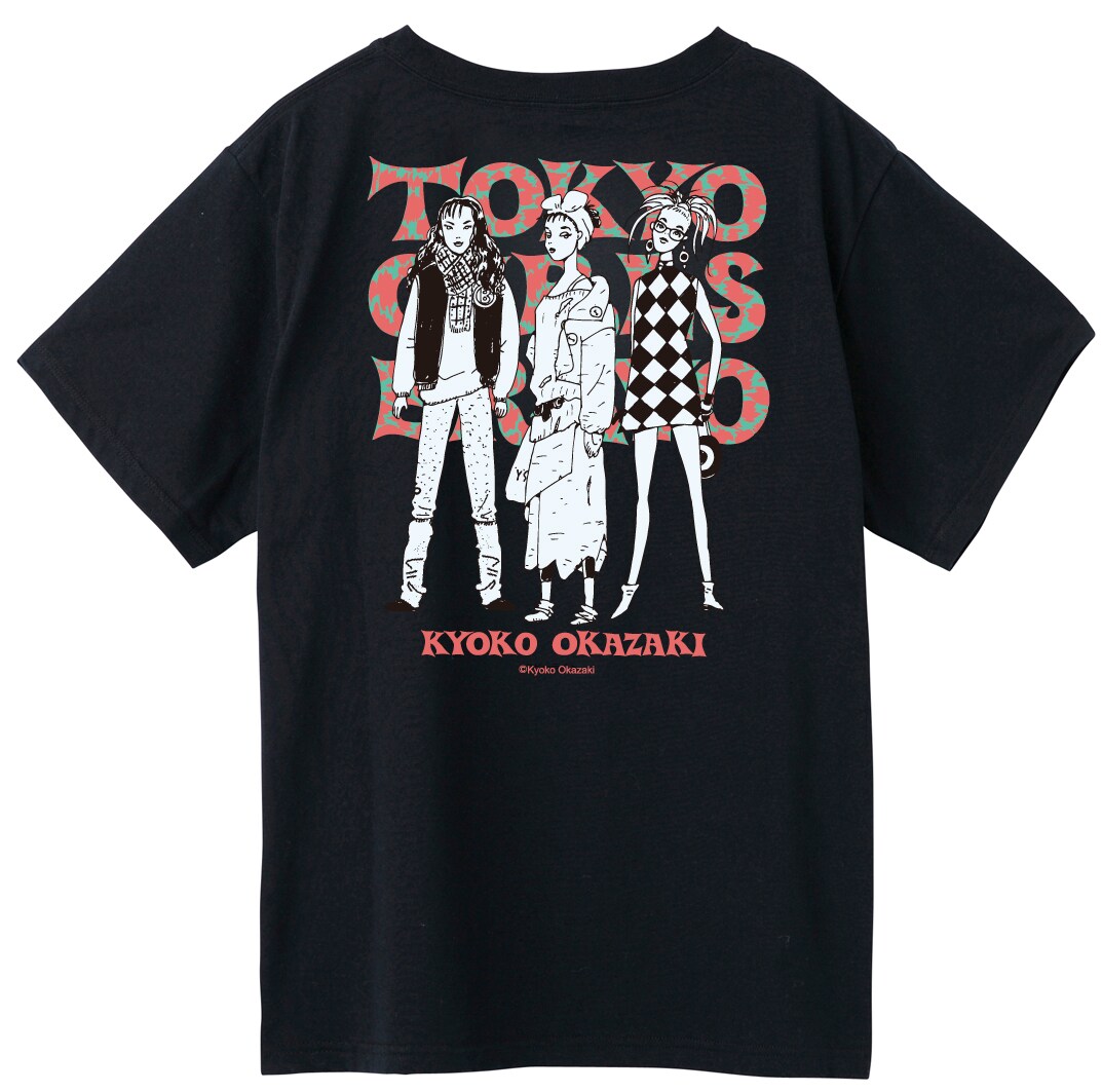 岡崎京子「東京ガールズブラボー」とX-girlのコラボアイテムが発売