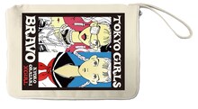 「【岡崎京子】X-girl×KYOKO OKAZAKI TOKYO GIRLS BRAVO CLUTCH BAG」