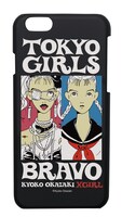 カバーイラストを使用したiPhoneケース「【岡崎京子】X-girl×KYOKO OKAZAKI TOKYO GIRLS BRAVO MOBILE CASE for iPhone6」。