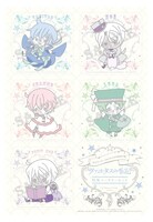 「ヴァニタスの手記（カルテ）」の描き下ろしコースターセット。(c)Jun Mochizuki/SQUARE ENIX