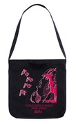 「【岡崎京子】X-girl×KYOKO OKAZAKI SAKAE 2WAY TOTE BAG」のブラック。