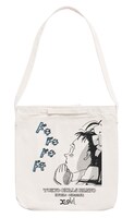 「【岡崎京子】X-girl×KYOKO OKAZAKI SAKAE 2WAY TOTE BAG」のホワイト。
