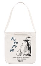 「【岡崎京子】X-girl×KYOKO OKAZAKI SAKAE 2WAY TOTE BAG」のホワイト。