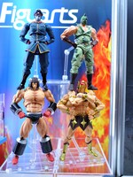 （上段左から）「S.H.Figuarts ブロッケンJr.」、「S.H.Figuarts キン肉マンソルジャー」、（下段左から）「S.H.Figuarts バッファローマン」、「S.H.Figuarts アシュラマン」