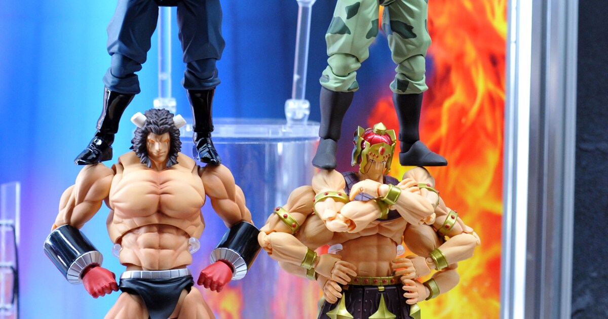 上段左から）「S.H.Figuarts ブロッケンJr.」、「S.H.Figuarts キン肉 