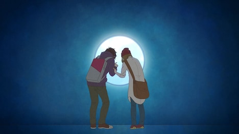 アニメ「ほのぼのログ」より、第2話「同じ景色」のワンシーン。(c)深町なか・一迅社／NHK