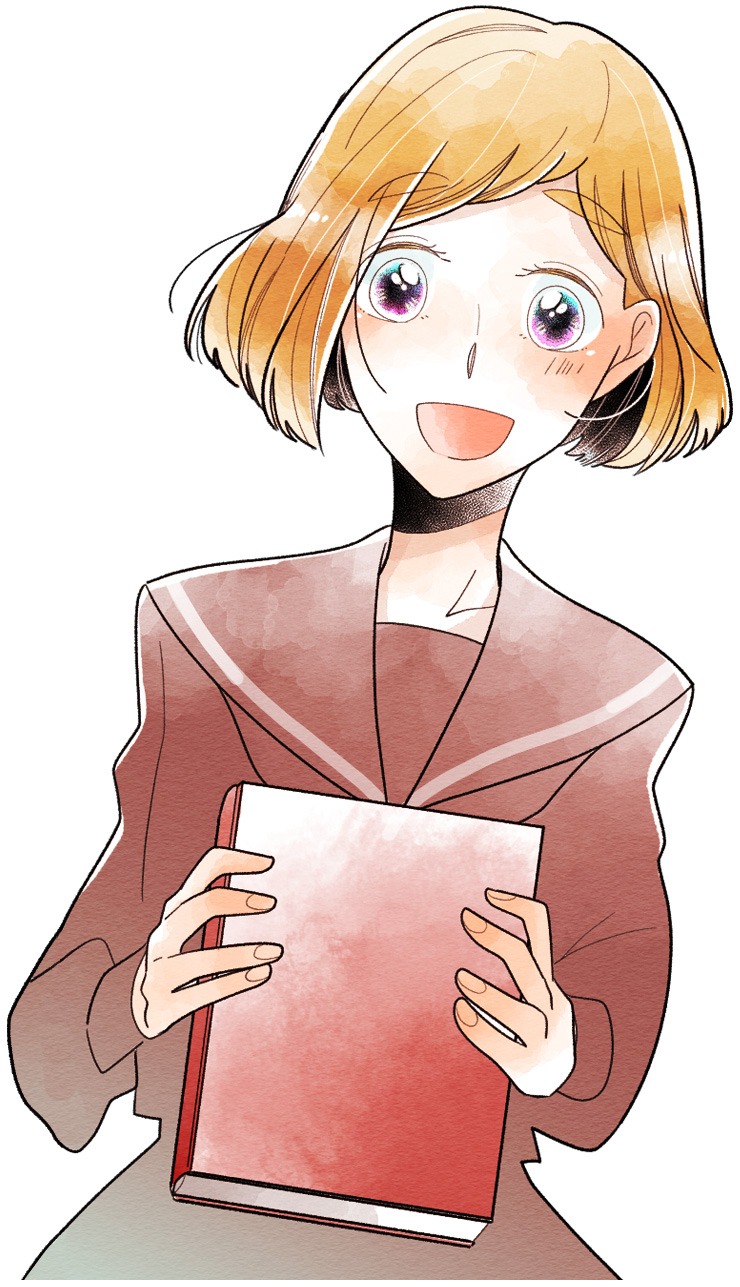 「こえ恋」より、吉岡ゆいこのカット。(c)どーるる/comico