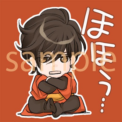 スタンプ風画像の1種。