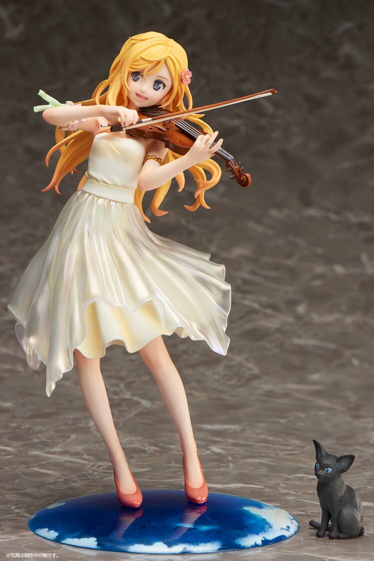 四月は君の嘘」かをりの新作フィギュア、描き下ろしのドレス姿を再現 