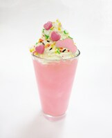 「ここのドリンク、すっごくおすすめ▼」あざとかわいいトッティジュース（▼はハートマーク）