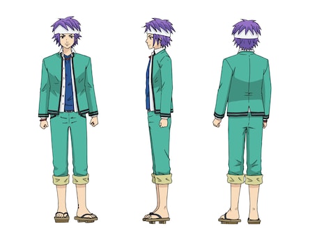 鳥束零太の設定画。