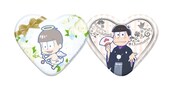 H賞「ハート型缶バッジセット」