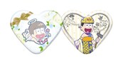 H賞「ハート型缶バッジセット」