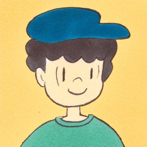 タムくんの自画像。