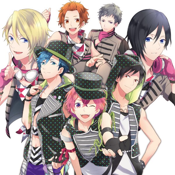 「B-PROJECT 妄想＊スキャンダル」のカット。イラストは杜乃ミズが手がけた。