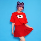 「おそ松さん」×galaxxxy、6つ子の目がインパクト大な6色のTシャツ