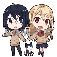 「私と仔猫と、ときどき、君と。」アクリルキーホルダーイメージ