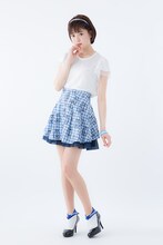 「美少女戦士セーラームーン」×ERIMAKI SOX セーラーマーキュリーモデルの着用例。